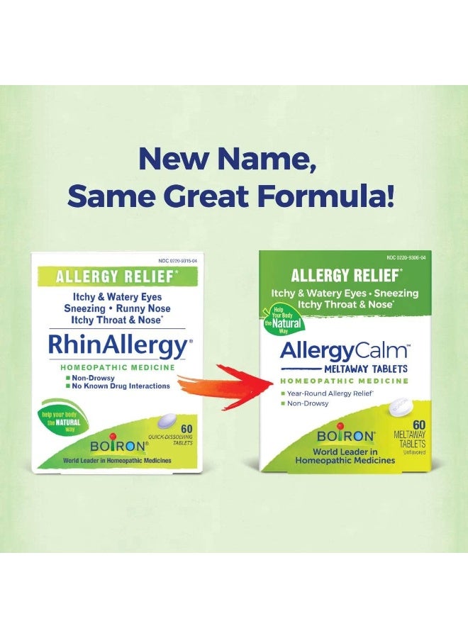 Boiron AllergyCalm Tablets for Relief from Allergy and Hayfever Symptoms - Image 2