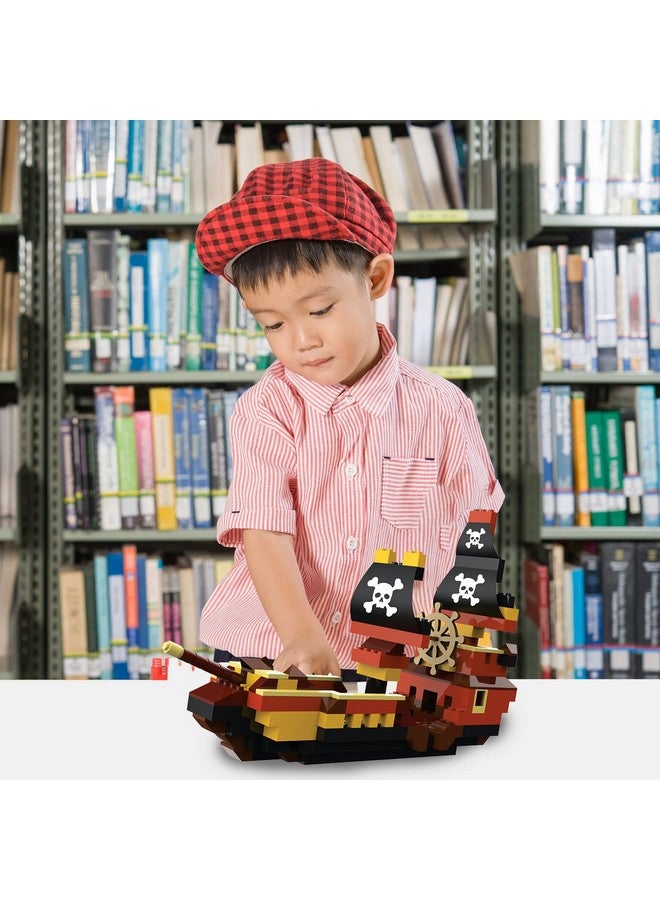 Webby Pirates Ship ABS Building Blocks Kit | Colourful Bricks and Blocks Adventure Play Set | Fun Creative Toy Set for 5+ Year Kids (224 Pcs) - Image 4
