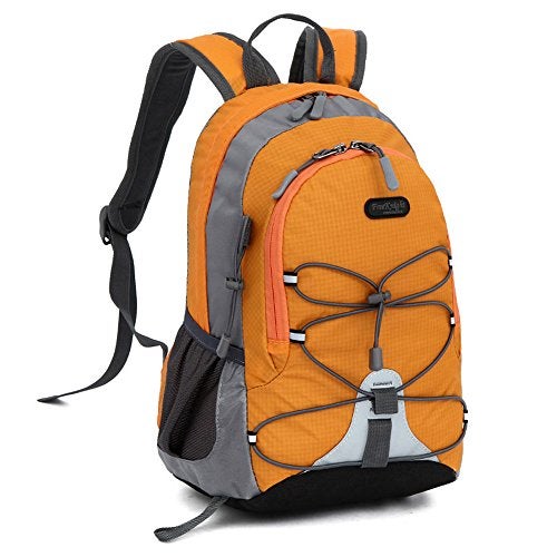 Bseash 10L Small Hiking Backpack for Kids Ages 3-6 Girls Boys Under 4 feet, Mini Waterproof Outdoor Sport Travel Camping Daypack (Orange) - Image 1