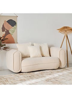 Phoenix 2-Seater Fabric Sofa with 3 Cushions 96 x 69 x 186 cm