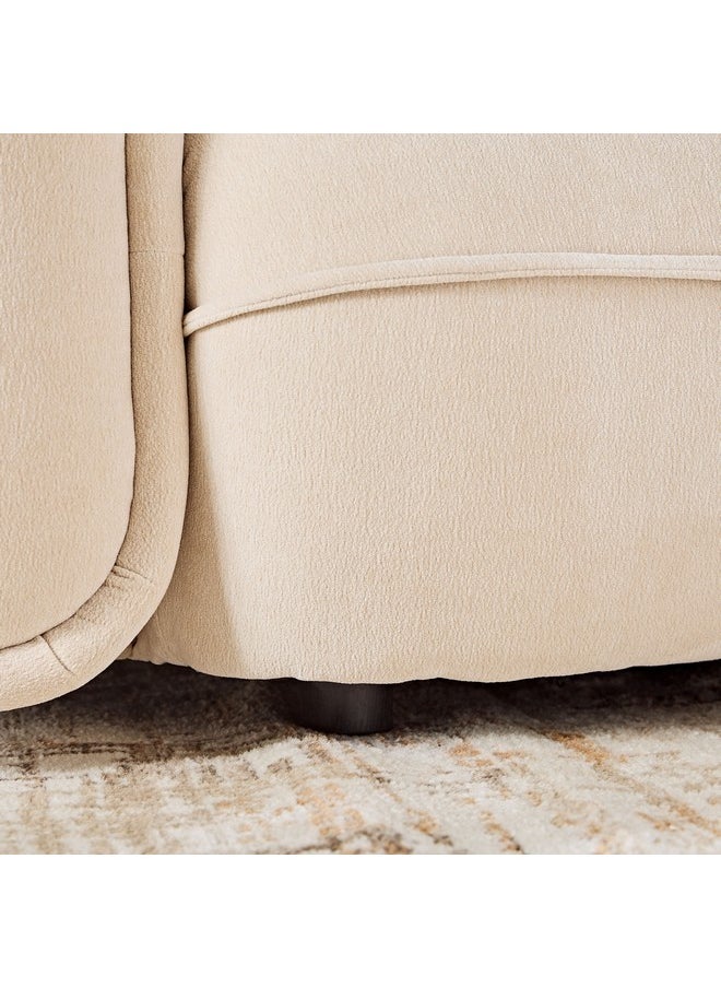 Home Box - Phoenix 2-Seater Fabric Sofa with 3 Cushions 96 x 69 x 186 cm - Image 1