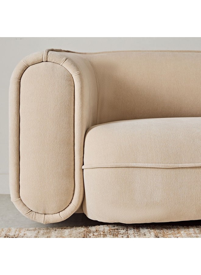 Home Box - Phoenix 2-Seater Fabric Sofa with 3 Cushions 96 x 69 x 186 cm - Image 1