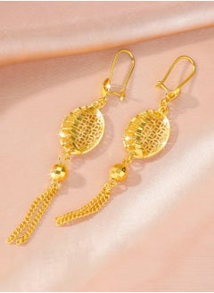 GOLDMAX Elegant 21k Gold Plated Drop Earrings For Women  - Image 1