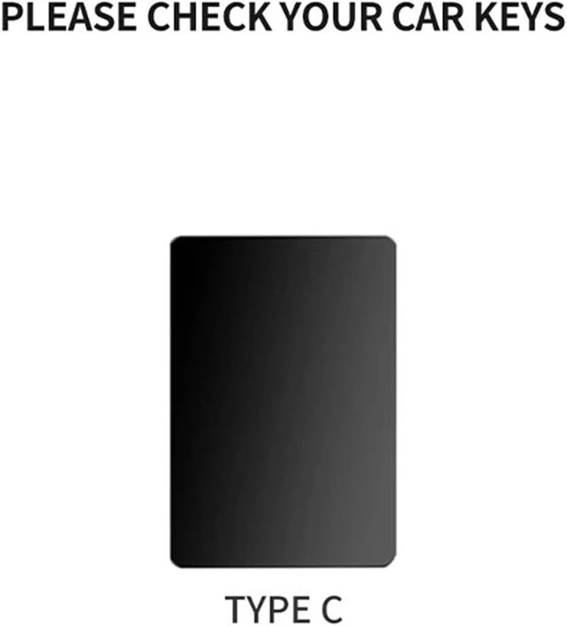 B01 C11 C16 C10 Leather Keychain Box Cover - Keyless Remote Key Card Accessories(C6) - Image 2