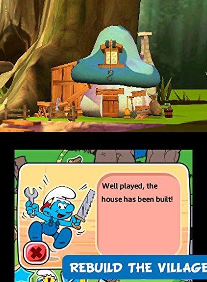 أوبيسوفت لعبة الفيديو 'The Smurfs' - مغامرة - nintendo_3ds - Image 5
