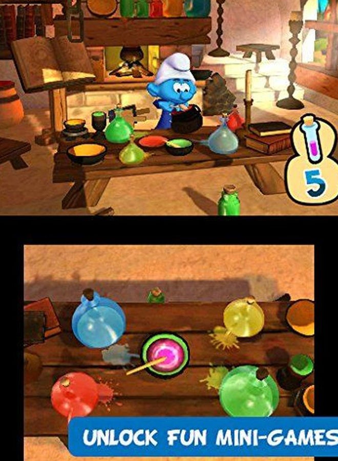 أوبيسوفت لعبة الفيديو 'The Smurfs' - مغامرة - nintendo_3ds - Image 2