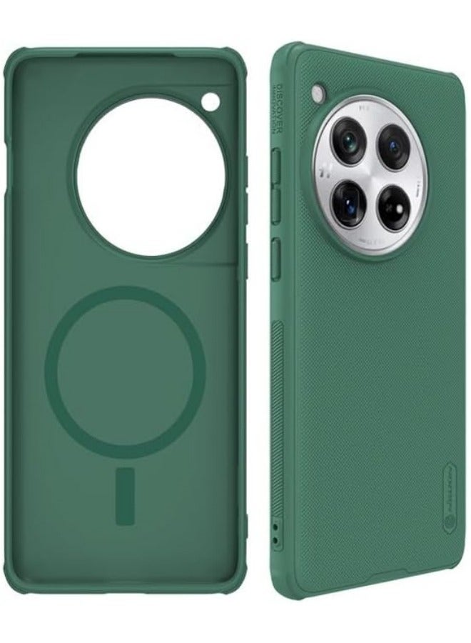 عام متوافق مع غطاء OnePlus 12 5G Frosted Shield Pro المغناطيسي للشحن اللاسلكي لهاتف One Plus 12. - Image 1