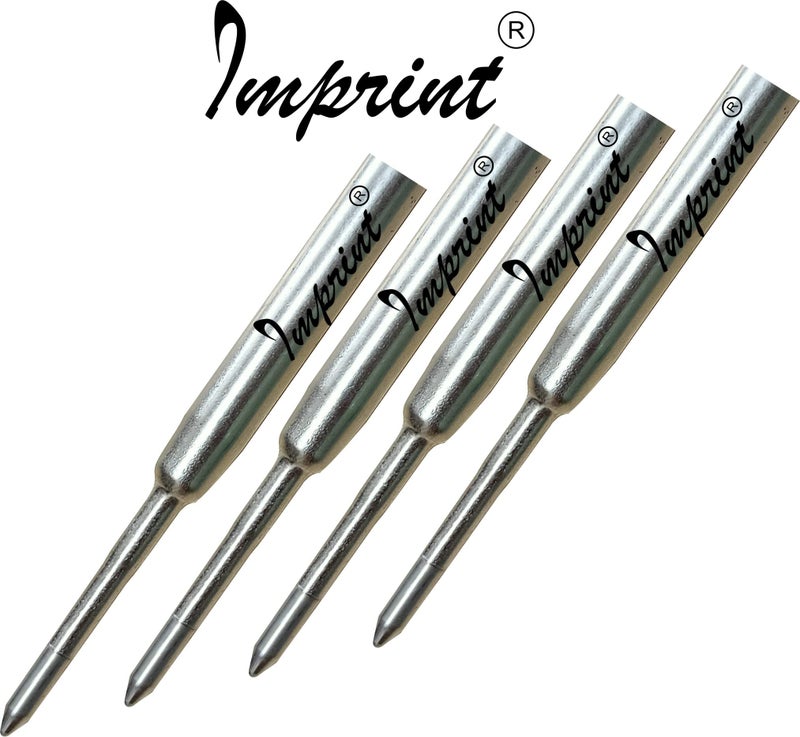 IMPRINT Black Ink Bold Metal Body Jotter Refills Pack of 10 Smooth Flow 1.0 mm Smooth Flow - Image 5