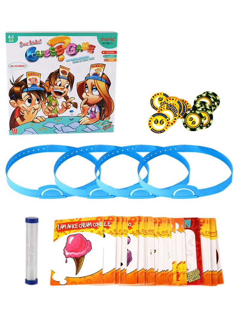 Funny Cards Board Game Guess Who Am I Fast Paced Family Party Parent Child Interactive Educational Toy for Kids Adults with Picture Cards Critical Thinking Skills - Image 1