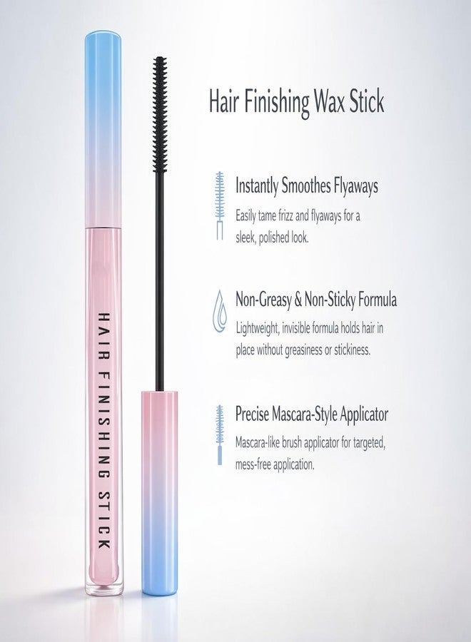 KLIVE Hair Finishing Stick for Flyaway & Baby Hair | Non-Greasy Non-Sticky Hair Tamer | Smoothening & Moisturizing Styling Stick | Portable Hair Fixer for Women & Men (1 PCS) - Image 2