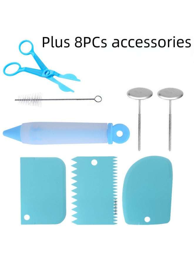 24-piece Stainless Steel Cake Decorating Tips Set Boxed Icing Piping Nozzles For Baking Pastry Making-Specifications:24 Headband Laser No. Boxed - Image 3