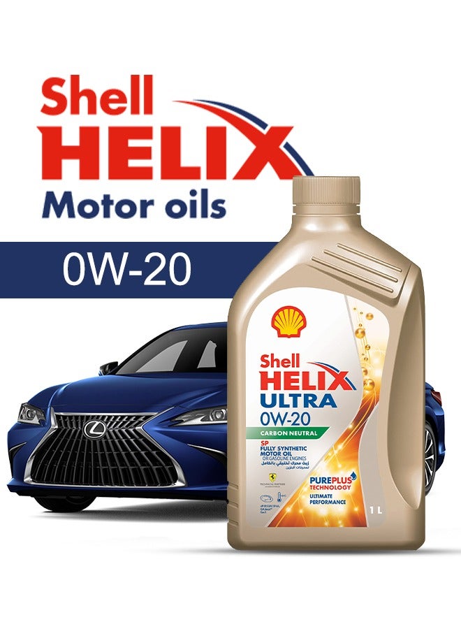 Shell Engine Oil – For Lexus ES V4 2024 - 2012, 5 Liter,  0w20 Shell - With Engine Oil Filter -  2012 2013 2014 2015 2016 2017 2018 2019 2020 2021 2022 2023 2024