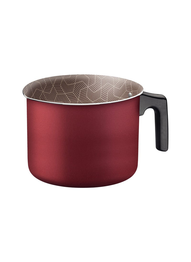 TRAMONTINA Since 1911,Made in Brazil- Paris 16cm 2.7L Red Aluminum Multipurpose Boiler with Interior and Exterior Starflon Max Red PFOA Free Nonstick Coating  - Image 1