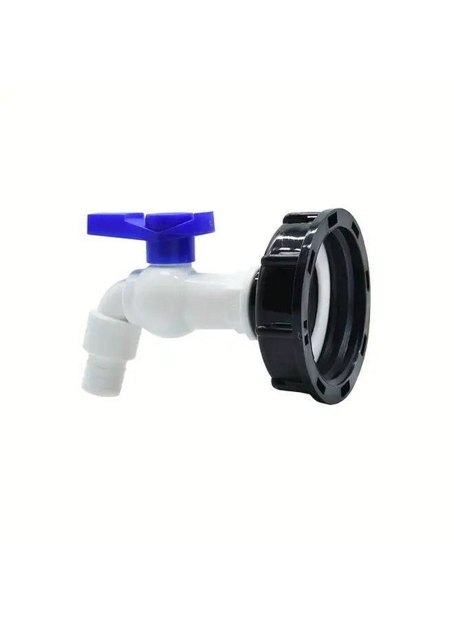 محول صنبور خزان IBC نمط صمام A 16 مم توصيلة سريعة لحديقة 1/2 بوصة ذكر إلى 5/8 تركيب خرطوم - Image 5