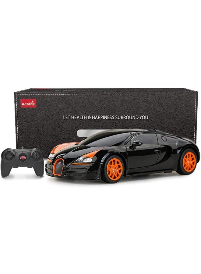 Rastar 1:24 Scale Bugatti Grand Sport Vitesse Remote Control Car, Officially Licensed Bugatti RC Toy Car for Kids - Image 4