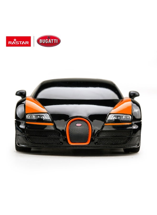 Rastar 1:24 Scale Bugatti Grand Sport Vitesse Remote Control Car, Officially Licensed Bugatti RC Toy Car for Kids - Image 3