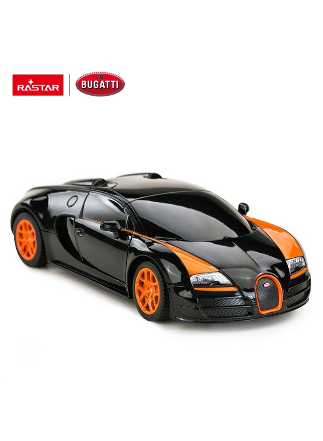Rastar 1:24 Scale Bugatti Grand Sport Vitesse Remote Control Car, Officially Licensed Bugatti RC Toy Car for Kids - Image 2
