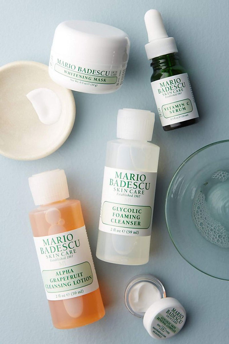 Mario Badescu The Brightening Kit, 5 Piece Kit With Glycolic Foaming Cleanser, Alpha Grapefruit Cleansing Lotion, Vitamin C Serum, Whitening Mask & Glycolic Skin Renewal Complex - Image 3