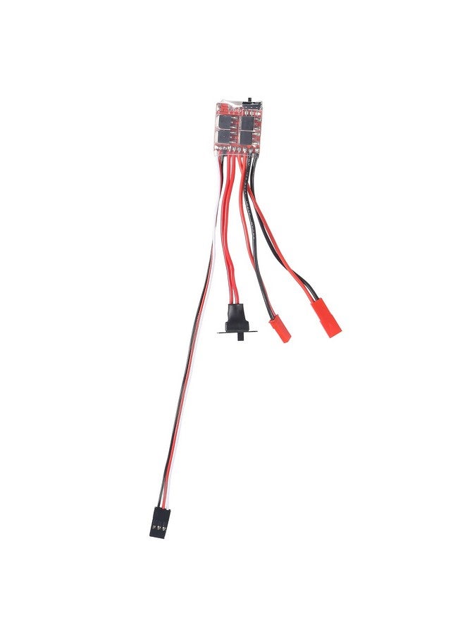 UMLIFE 4 Pcs Mini Rc 20A Brushed Esc Motor Speed Rc Esc 2Khz Forward Reverse Brush Brake Rc 2S For Controller Boat Rc Car Tank  - Image 3