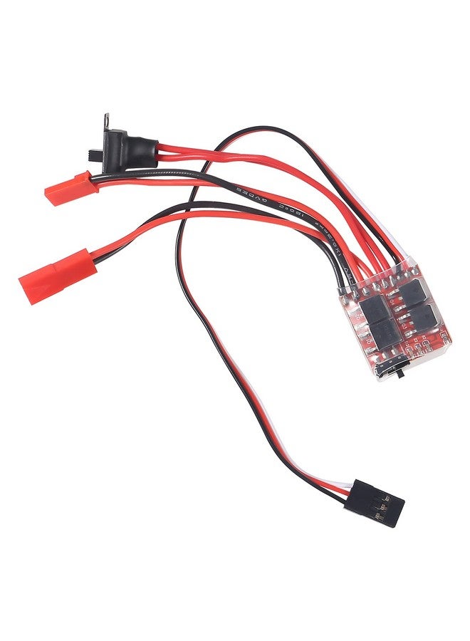 UMLIFE 4 Pcs Mini Rc 20A Brushed Esc Motor Speed Rc Esc 2Khz Forward Reverse Brush Brake Rc 2S For Controller Boat Rc Car Tank  - Image 4