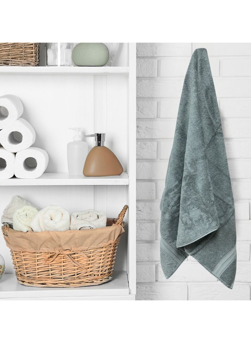 كاسينو Kassino Jumbo Bath Sheet (2 Pack, 80x160 cm) - 580 GSM Large Bath Towel,100% Combed Cotton, Soft & Quick-Dry Oversized Towels, Highly Absorbent, Double Stitched Hotel Quality Towels | Monument - Image 4