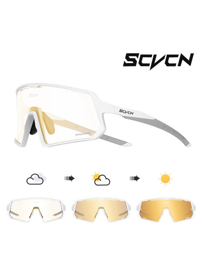 Cycling Glasses Professional Photochromic Outdoor Running Sports Windproof Glasses Mountain Bike Bicycle Goggles