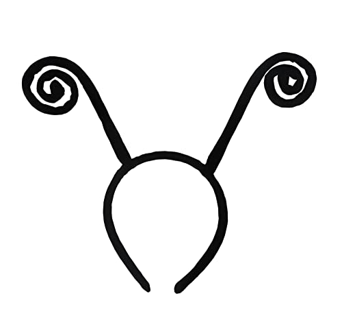 Liatunou Butterfly Antenna Headband Moth Bug Antenna Headband Accessories for Halloween Christmas Party Black - Image 1