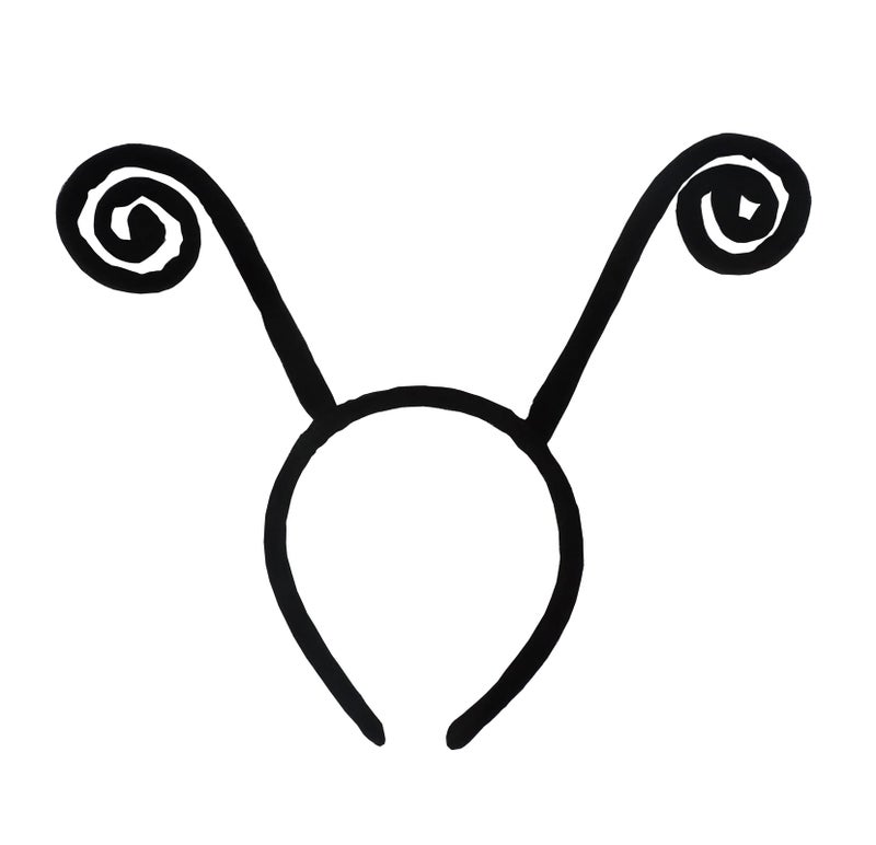 Liatunou Butterfly Antenna Headband Moth Bug Antenna Headband Accessories for Halloween Christmas Party Black - Image 2
