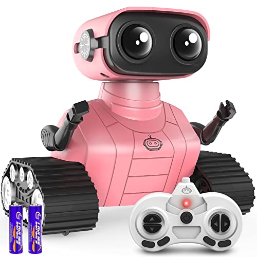 Hamourd Robot Toys for Girls Rechargeable Remote Control Robots Toy Robot with AutoDemonstration Flexible Head  Arms Dance Moves Music and Shining LED Eyes Girls Toys Age 68 27 - Image 1