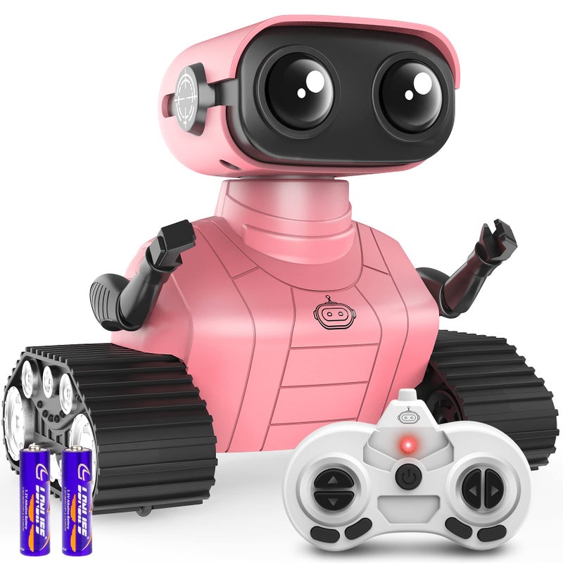Hamourd Robot Toys for Girls Rechargeable Remote Control Robots Toy Robot with AutoDemonstration Flexible Head  Arms Dance Moves Music and Shining LED Eyes Girls Toys Age 68 27 - Image 2