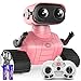 Hamourd Robot Toys for Girls Rechargeable Remote Control Robots Toy Robot with AutoDemonstration Flexible Head  Arms Dance Moves Music and Shining LED Eyes Girls Toys Age 68 27 - Image 4