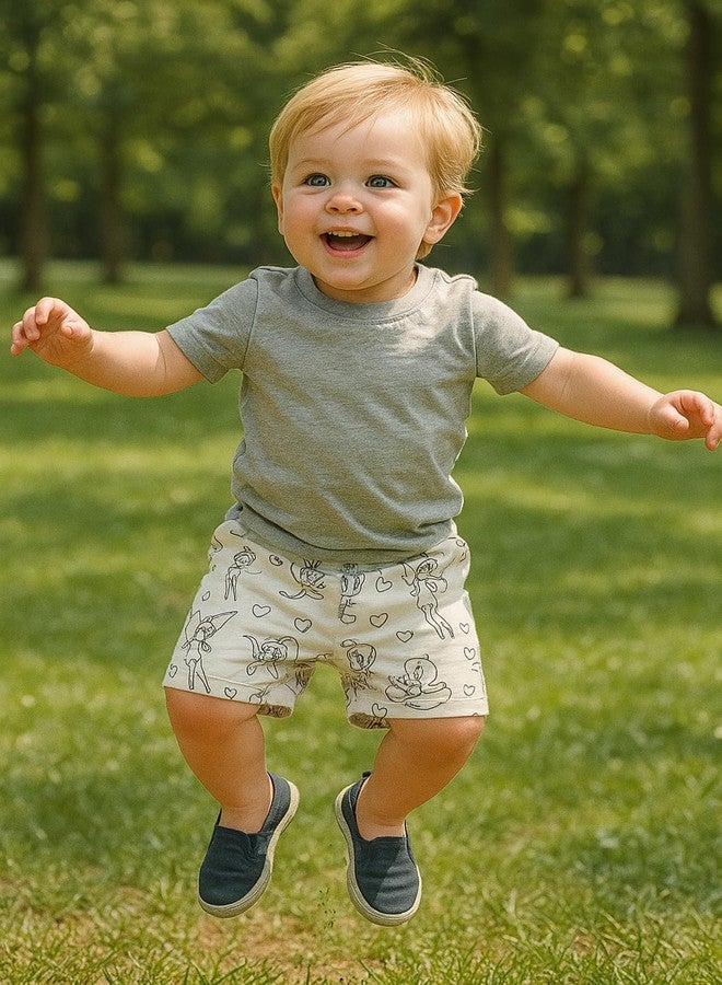 Cortica Kids' Cotton Shorts Combo Pack - Stylish & Comfortable Shorts for Boys, Girls & Kids (Pack of 1 Random Colors & Prints) Multicolour - Image 4