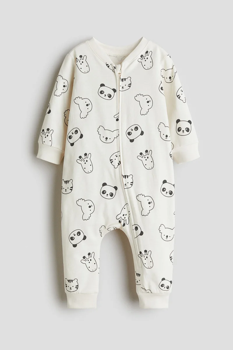 H&M Patterned sleepsuit