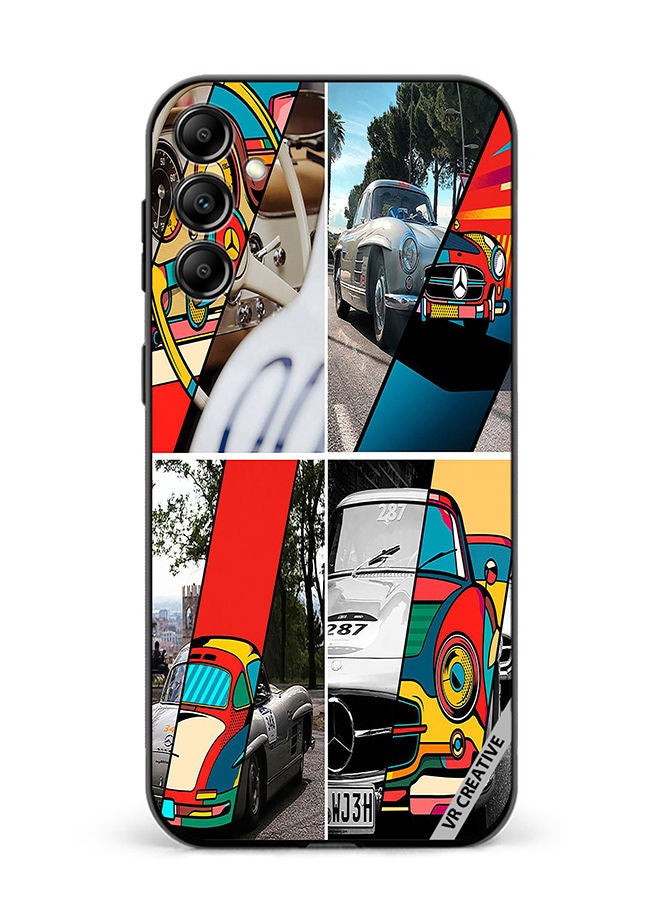 VR CREATIVE Protective Case Cover For Samsung Galaxy A14 5G/A14 Mercedes-Benz Design Multicolour - Image 1