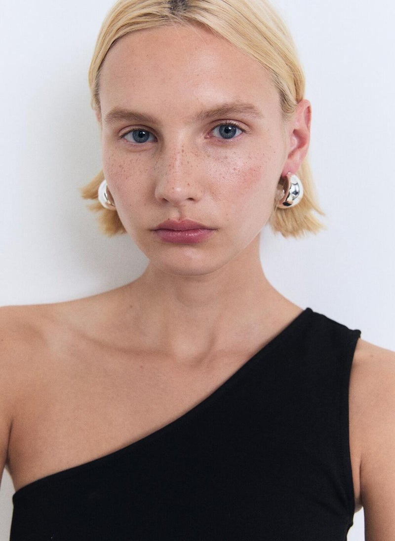 MANGO Asymmetrical Draped Top - Image 4