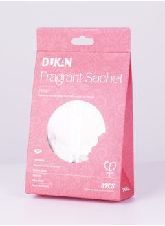 Dukan Fragrant Sachet 3's Rose Scent  - Image 2