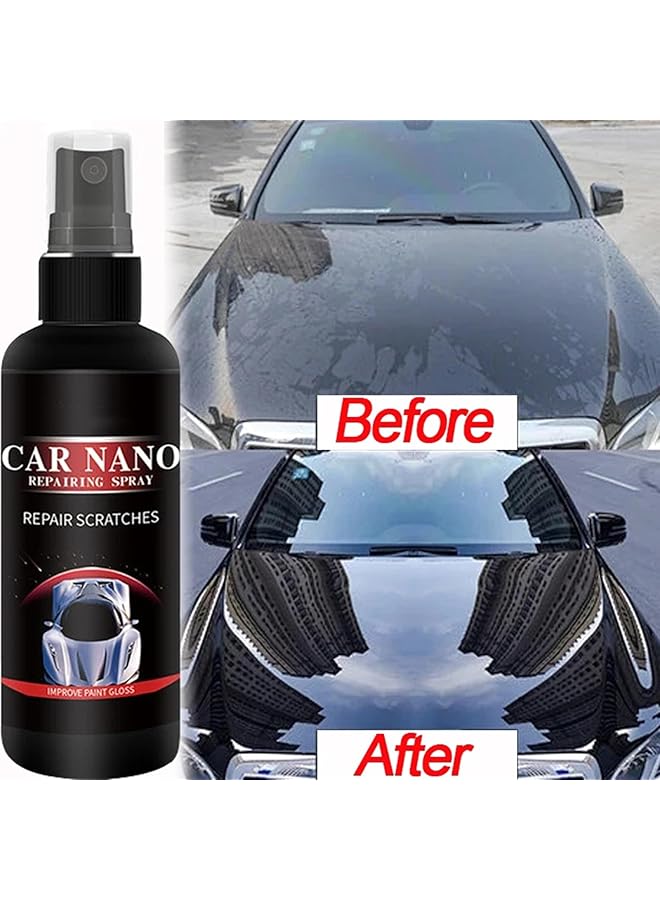 Generic Car Nano Repairing Spray, Polishing Nano Coating Agent, Fast Repair Scratches Repairing Polish Spray, Scratch Removal For All Car Body - 2Pcs, 50Ml - Image 2