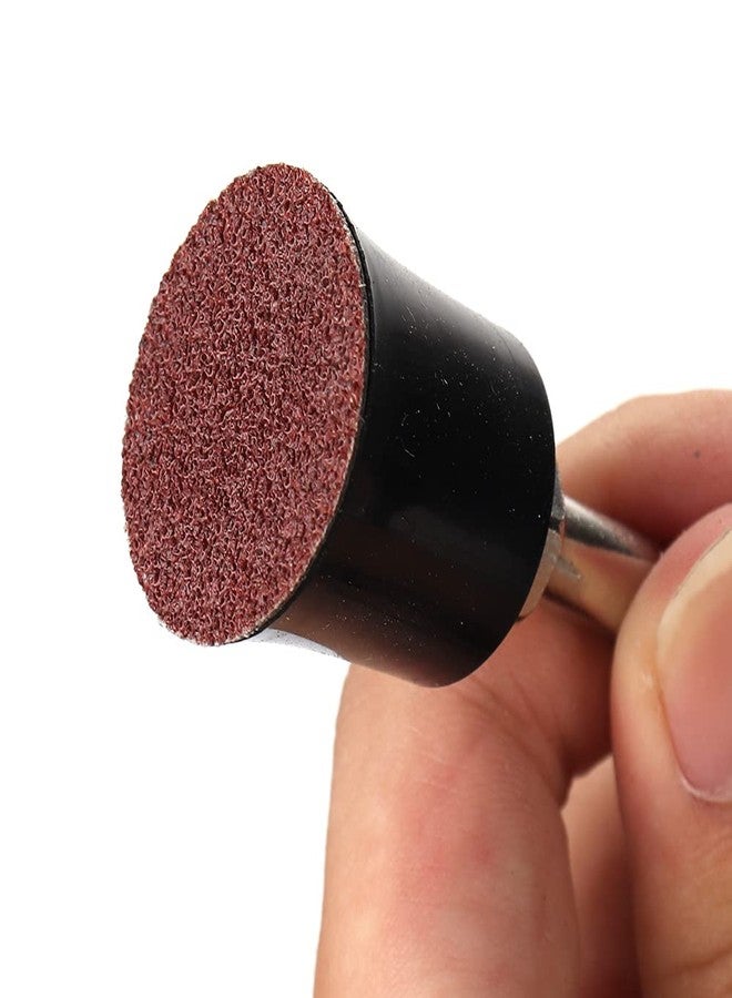 SI FANG 50PCS 1 Inch Quick Change Sanding Disc 40/60/120/180/240 Grit Roll Lock Quick Change Discs with 1/4" Round/Hex Holder, Surface Conditioning Discs Die Grinder Accessories - Image 5