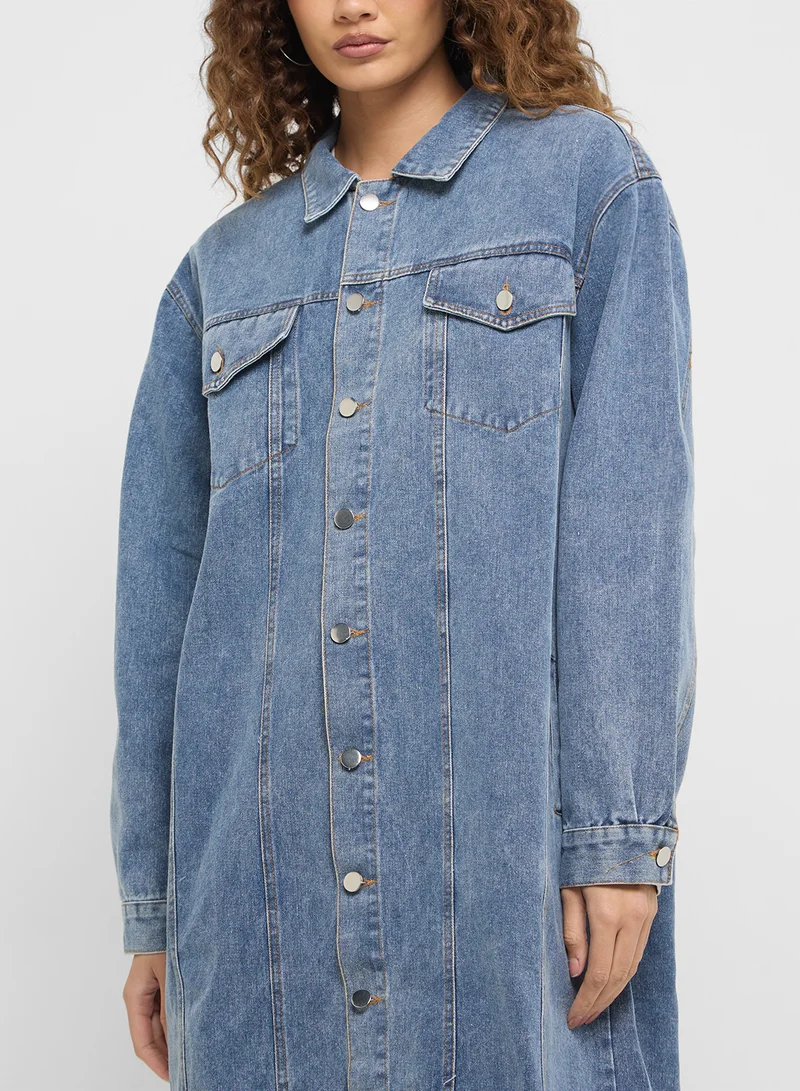 Ginger Longline Denim Jacket