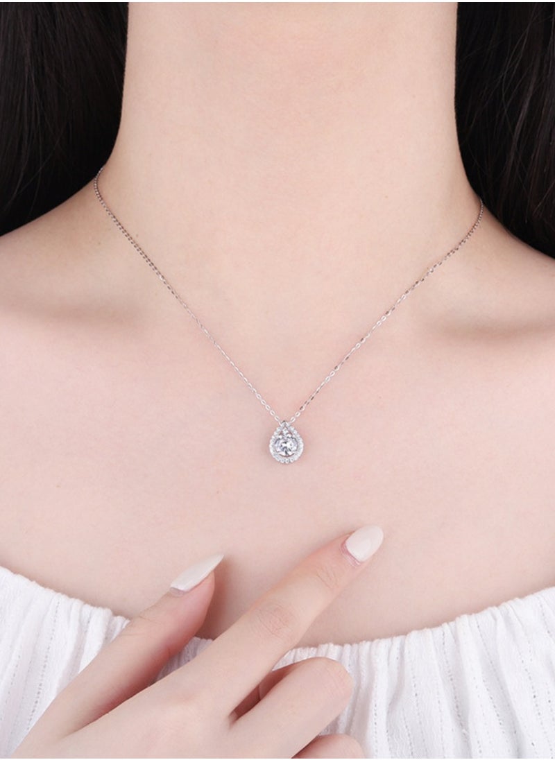 Generic - Hot sell new fashion women natural crystal gem diamond necklace pendant - Image 1