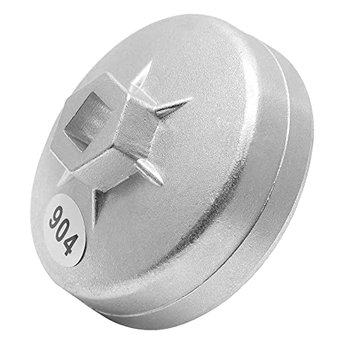 LDEXIN Model 904 Oil Filter Wrench, 79mm 15 Flute Filter Removal Cup Wrench, Oil Filter Cap Removal Socket Tool - Image 5