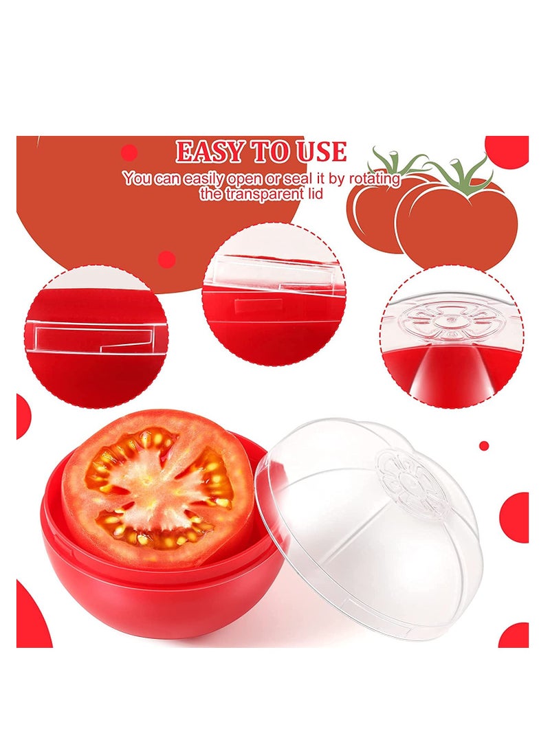 Generic - Set of 5 Reusable Plastic Fruit and Vegetable Storage Containers Ideal for Lemons Tomatoes Grapes Corn and Oranges Organize Fresh Produce - Image 1