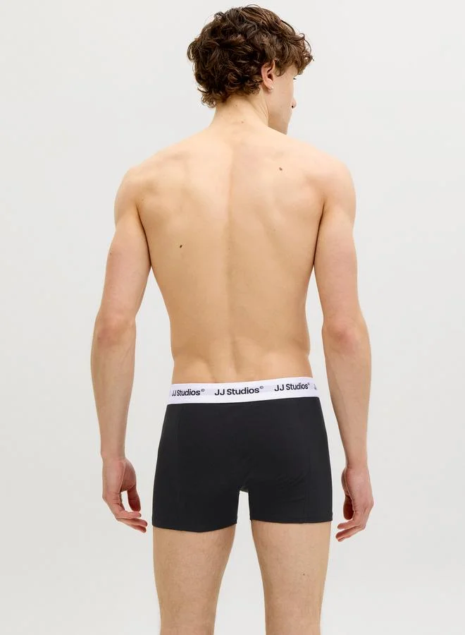 JACK & JONES Pack of 3 - Printed Waistband Trunks