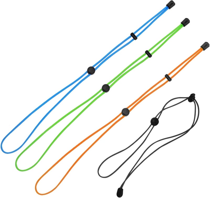 Four Sonar Detector Straps, Elastic, Adjustable Bungee, 8.3-39.4 in, Protective Cover, Multicolor - Image 1
