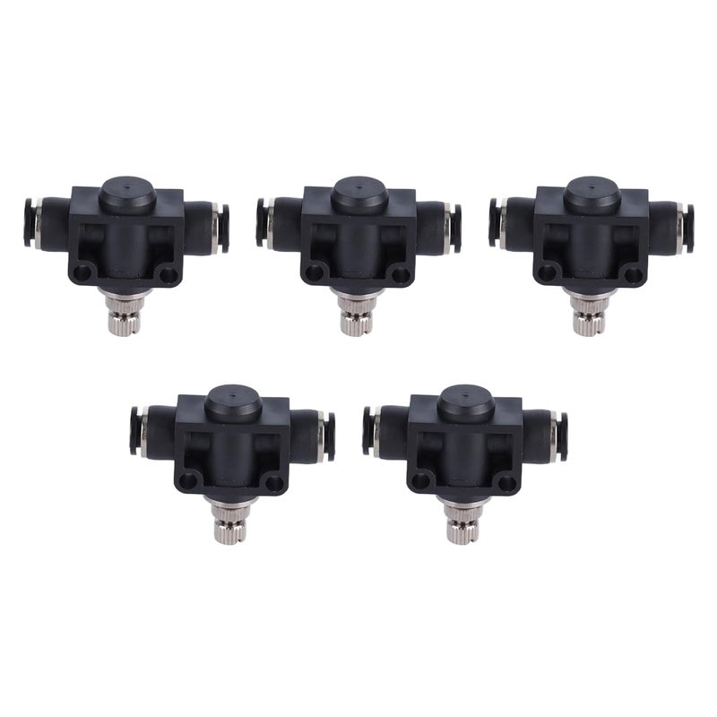 Pneumatic Throttle Valve 5 Pack 10mm Tracheal Outer Diameter For Automation Equipment - Image 5