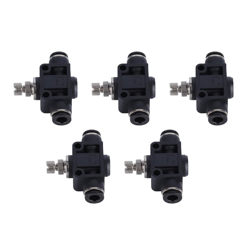 Pneumatic Throttle Valve 5 Pack 10mm Tracheal Outer Diameter For Automation Equipment - Image 3