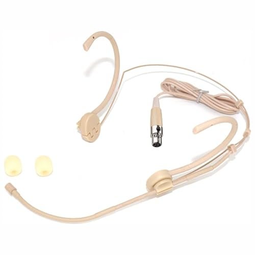 MX Headworn Condenser Microphone Omni Directional Condenser Headset Mic with Adjustable Steel Headband for Theatre, Live Sound, TV, Musicals, Presentations – 1.5m Cable - Image 2