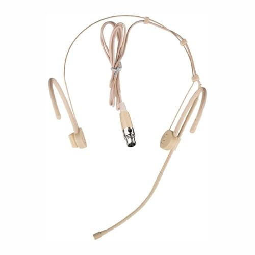 MX Headworn Condenser Microphone Omni Directional Condenser Headset Mic with Adjustable Steel Headband for Theatre, Live Sound, TV, Musicals, Presentations – 1.5m Cable - Image 1