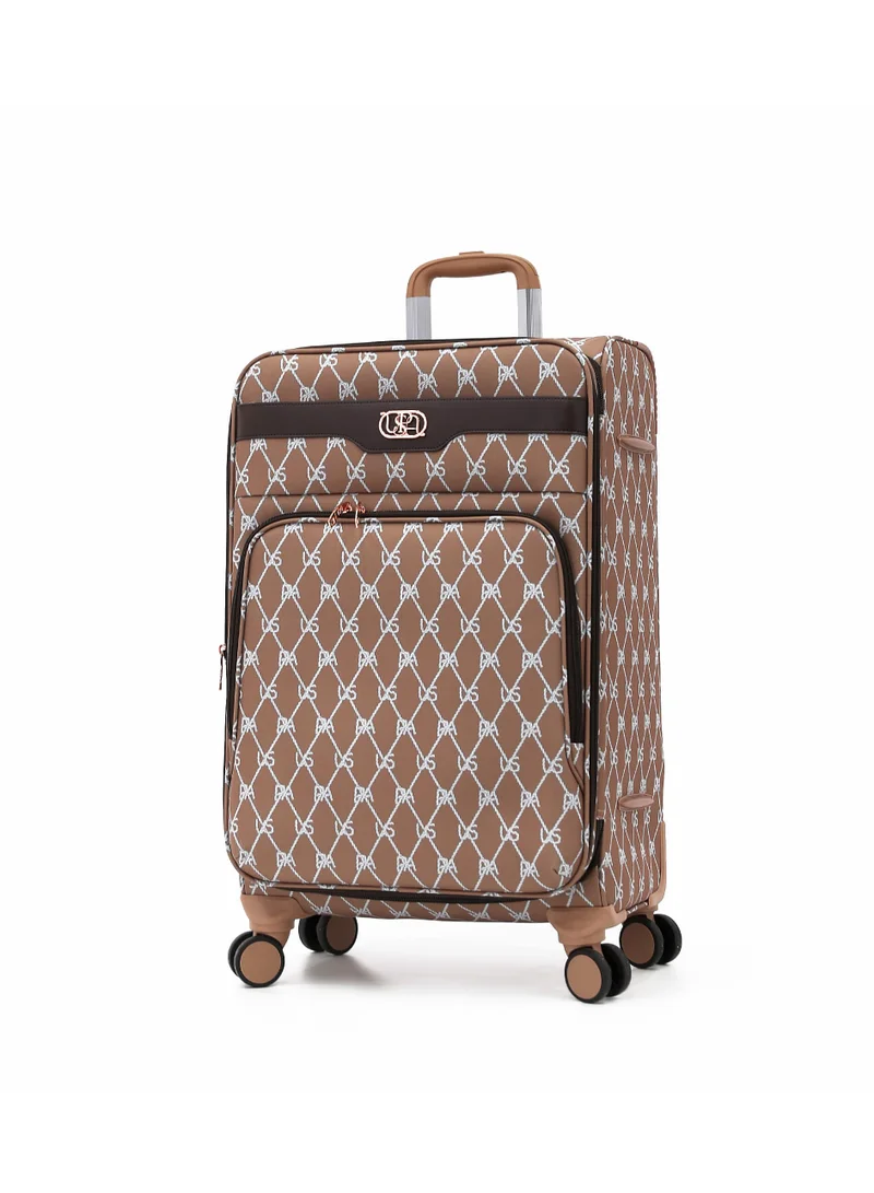 U.S. Polo Assn. U.S. Polo Assn. 3-Piece Softshell Luggage Set | 20" 24" 28" Spinner Suitcases with TSA Lock - Complete Travel System