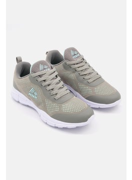 RBX Women Jigsaw Lace Up Sport Shoes, Grey  - Image 1